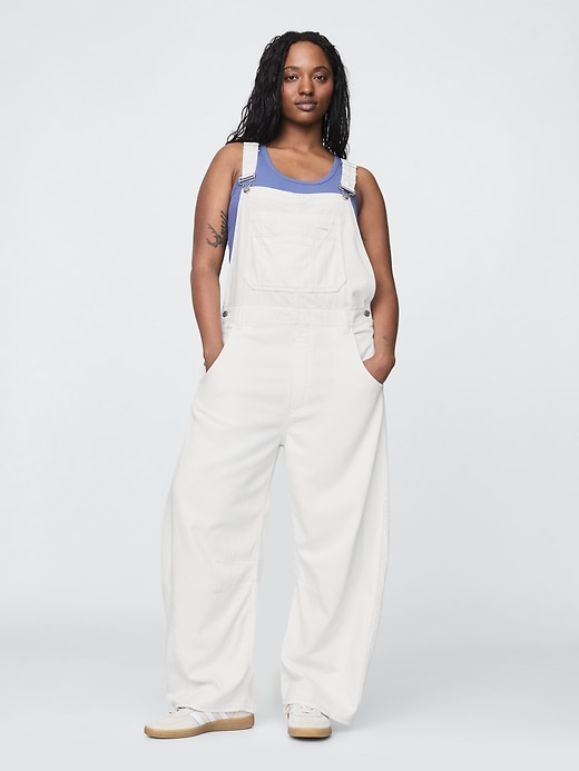 Image number 5 showing, UltraSoft Denim Horseshoe Overalls