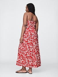 Tie-Back Maxi Slip Dress