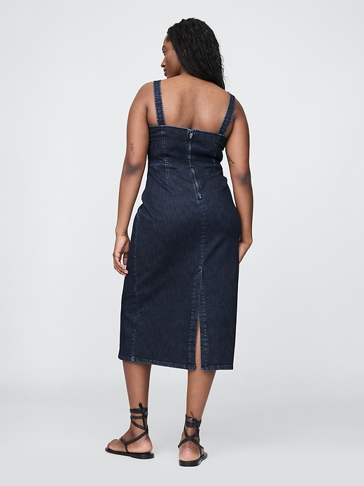 Image number 5 showing, Denim Bodycon Midi Dress