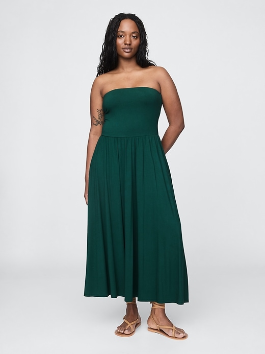 Image number 4 showing, Strapless Maxi Dress