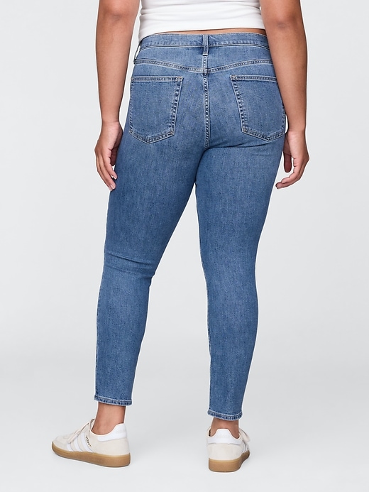 Image number 7 showing, High Rise True Skinny Jeans