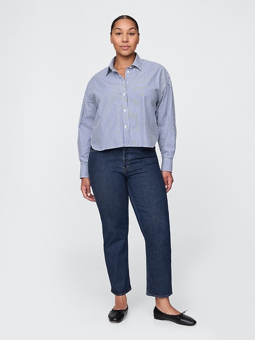 Image number 6 showing, High Rise Cheeky Straight Jeans