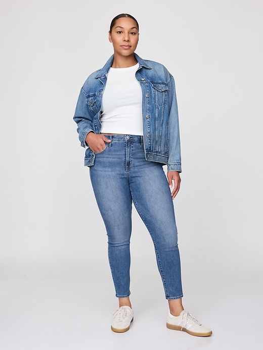 Image number 6 showing, High Rise True Skinny Jeans