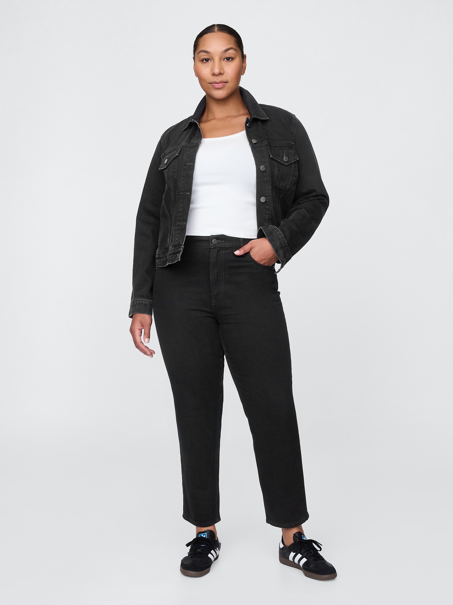 Женские джинсы Gap High Rise Cheeky Straight Jeans — фото 5