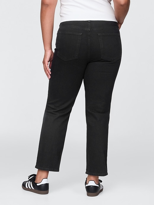 Image number 7 showing, High Rise Cheeky Straight Jeans