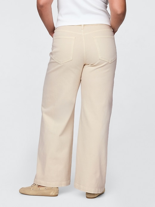 Image number 7 showing, High Rise Stride Wide-Leg Jeans