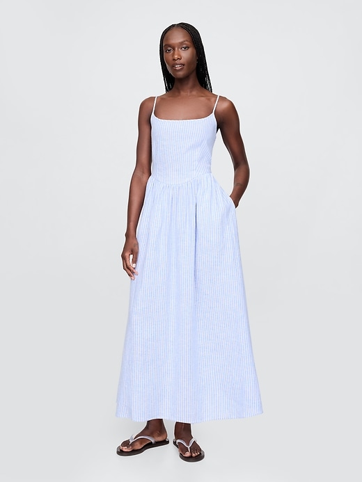 Image number 1 showing, Drop-Waist Maxi Dress