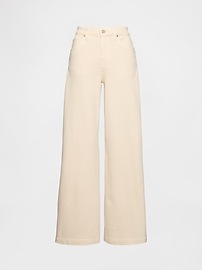 High Rise Stride Wide-Leg Jeans