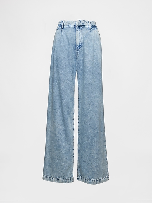 Image number 7 showing, 365 High Rise UltraSoft Pleated Denim Trousers