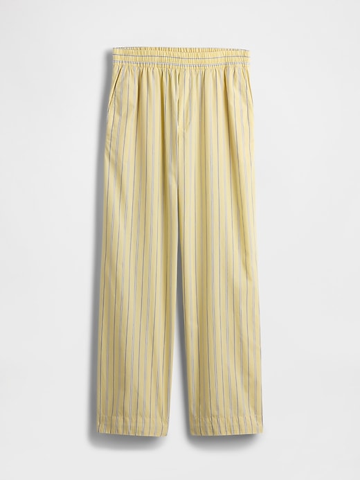 Image number 7 showing, Organic Cotton Poplin Easy Wide-Leg Pants