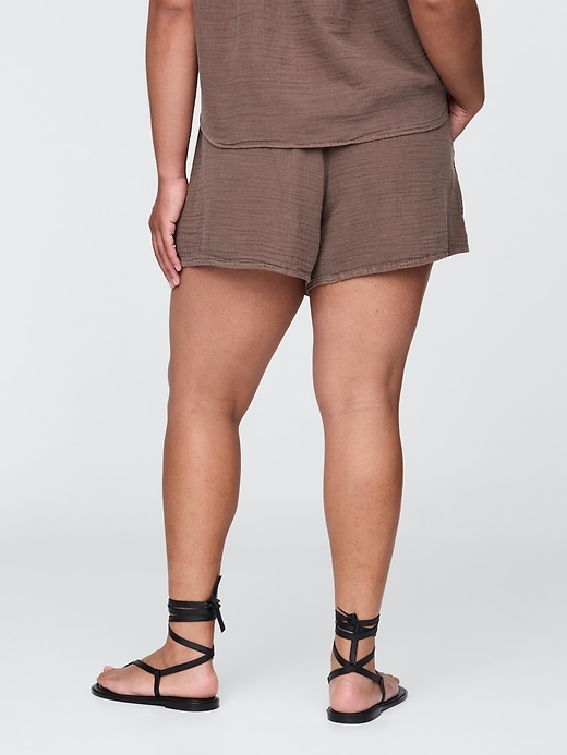 Image number 6 showing, Crinkle Gauze Easy Shorts