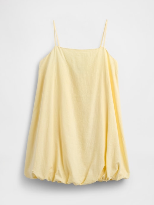Image number 7 showing, Linen-Blend Mini Bubble Dress