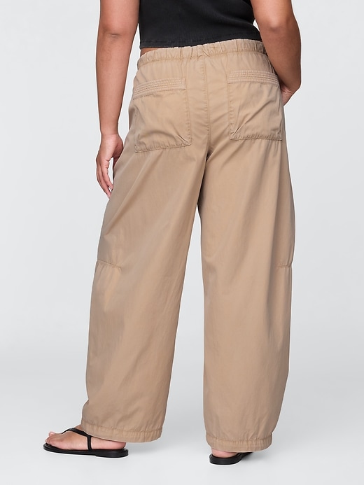 Image number 6 showing, Low Rise Barrel Parachute Pants