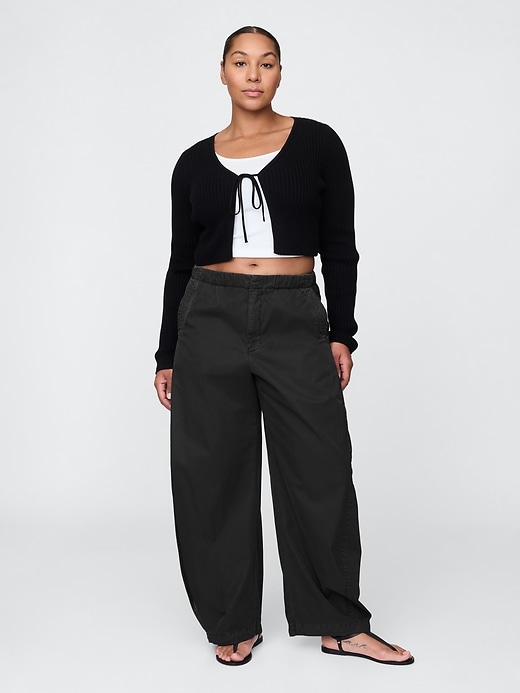 Image number 5 showing, Low Rise Barrel Parachute Pants