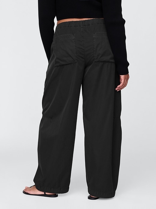 Image number 6 showing, Low Rise Barrel Parachute Pants