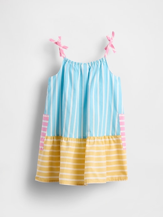 Image number 3 showing, Baby & Toddler Poplin Mixed Stripe Dress