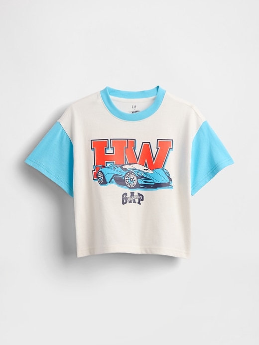 Image number 1 showing, Baby & Toddler Oversized Hot Wheels Graphic T-Shirt