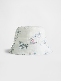 View large product image 1 of 1. Baby Crinkle Gauze Bucket Hat