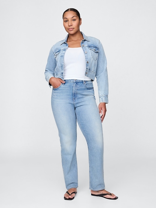 Image number 5 showing, Curvy High Rise '90s Straight Jeans