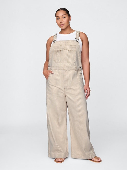 Image number 5 showing, Denim Baggy Overalls