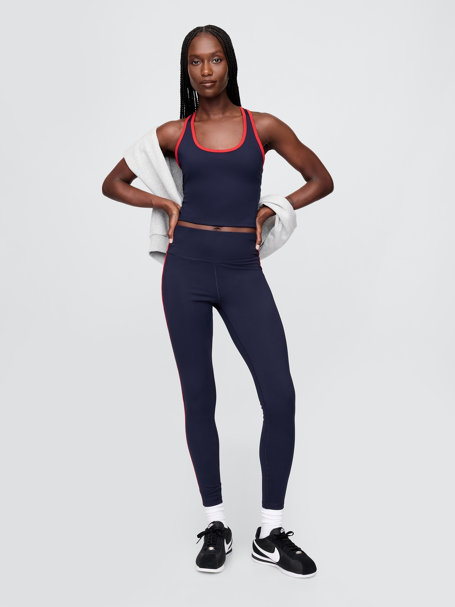GapFit High Rise Power Full Length Leggings - Blue