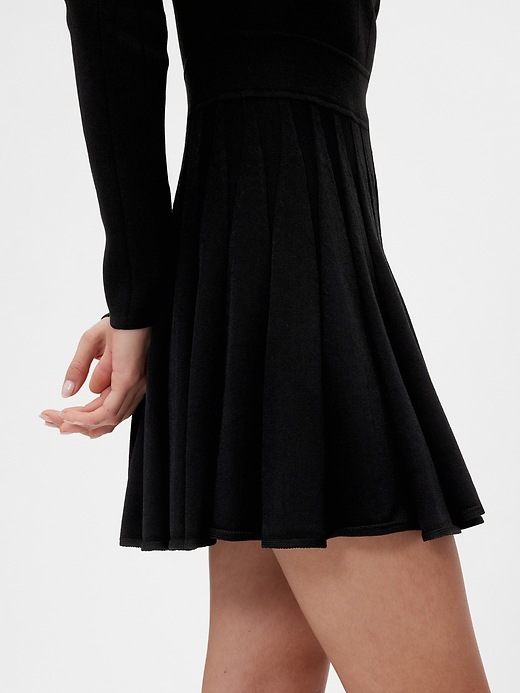 GapStudio Boatneck Pleated Mini Dress | Gap GapStudio Boatneck Pleated Mini Dress | Gap