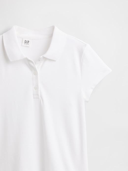 Image number 4 showing, Kids Uniform Drop-Waist Polo Dress