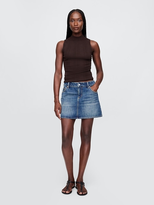 Image number 2 showing, Mockneck Rib Tank Top