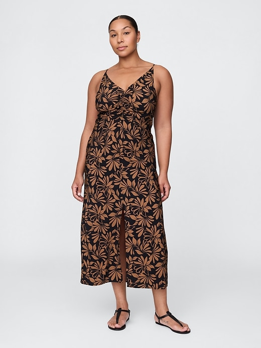 Image number 4 showing, Tie-Back Maxi Slip Dress