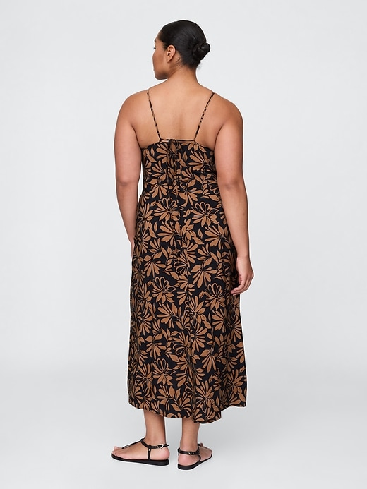 Image number 5 showing, Tie-Back Maxi Slip Dress