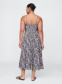 Floral V-Neck Midi Dress