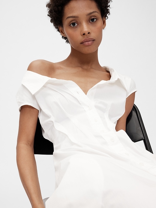 Image number 6 showing, GapStudio Poplin Maxi Shirtdress