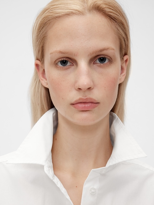Image number 5 showing, GapStudio Poplin Tunic Shirt