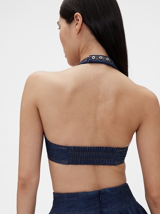 Image number 2 showing, GapStudio Denim Bralette