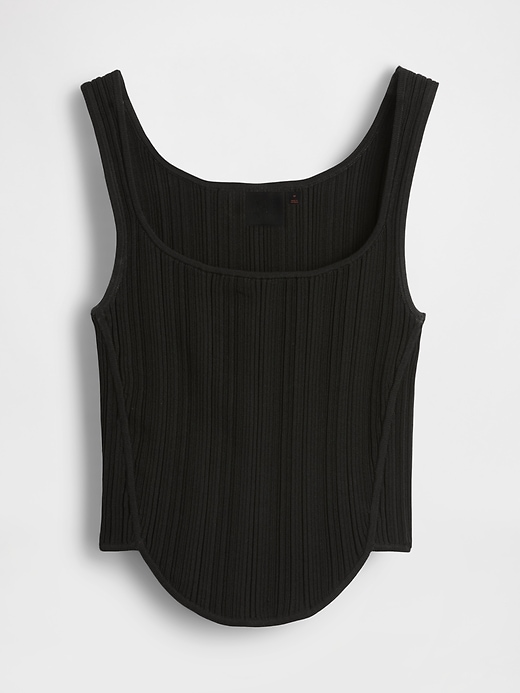 Image number 7 showing, GapStudio Knit Corset Top