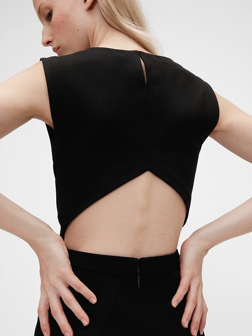 Image number 5 showing, GapStudio Jersey Cut-Out Midi Dress