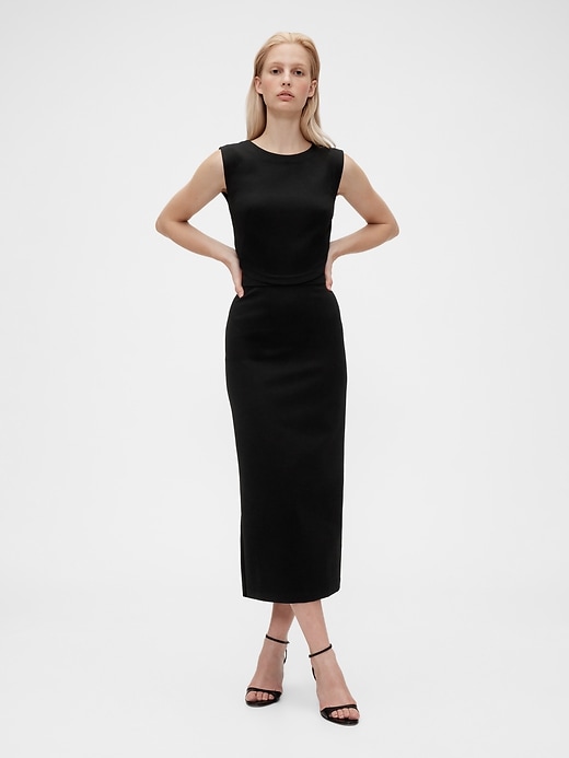 Image number 1 showing, GapStudio Jersey Cut-Out Midi Dress