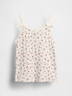 Baby & Toddler Pointelle Rib Bow Cami