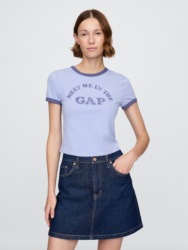 Cotton Jersey Logo Baby T-Shirt