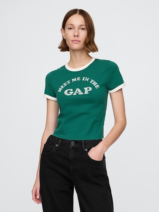 Image number 1 showing, Cotton Jersey Logo Baby T-Shirt