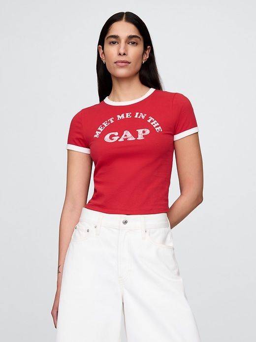 Image number 1 showing, Cotton Jersey Logo Baby T-Shirt