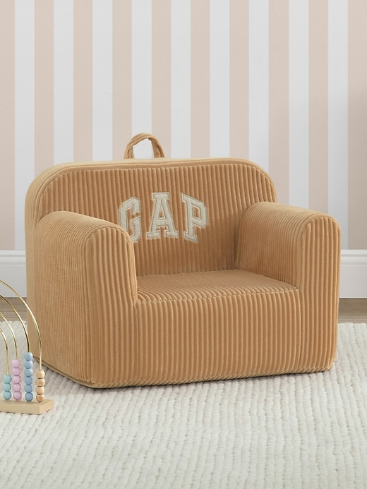 Image number 2 showing, babyGap Ribbed Velour Logo Foam Chair