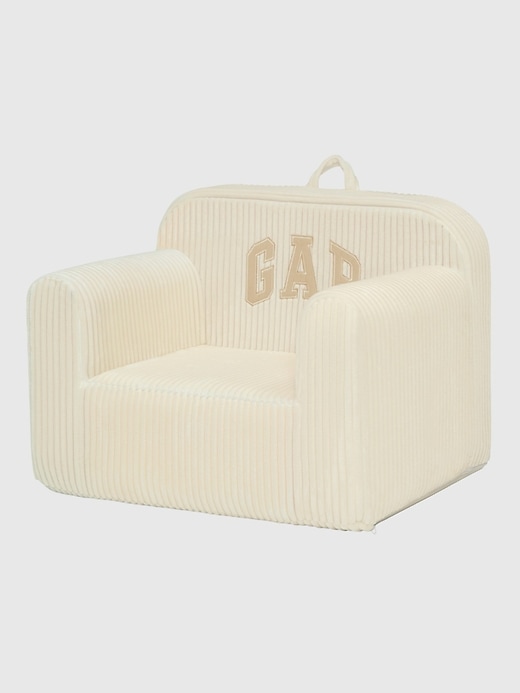 Image number 5 showing, babyGap Ribbed Velour Logo Foam Chair