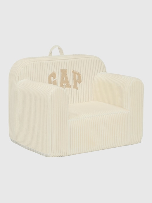 Image number 4 showing, babyGap Ribbed Velour Logo Foam Chair