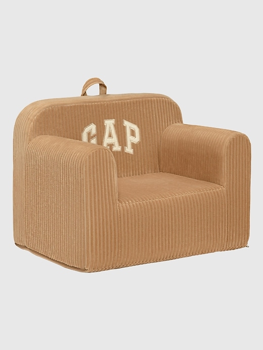 Image number 4 showing, babyGap Ribbed Velour Logo Foam Chair