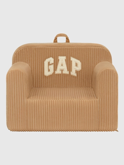 Image number 1 showing, babyGap Ribbed Velour Logo Foam Chair