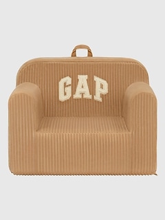 babyGap Ribbed Velour Logo Foam Chair