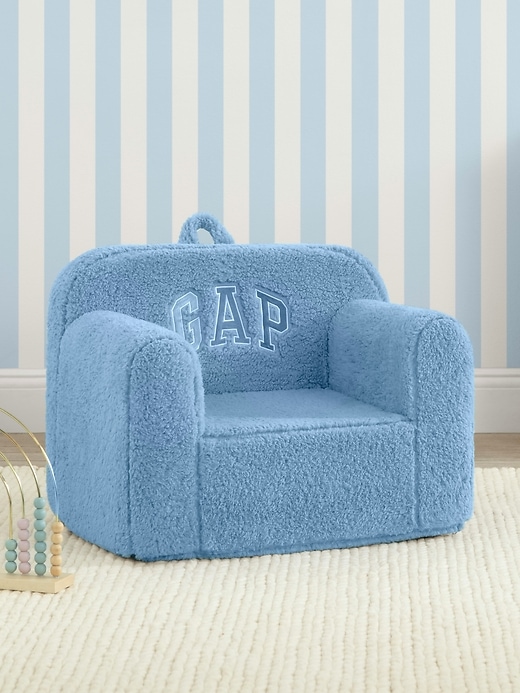 Image number 2 showing, babyGap Sherpa Logo Foam Chair