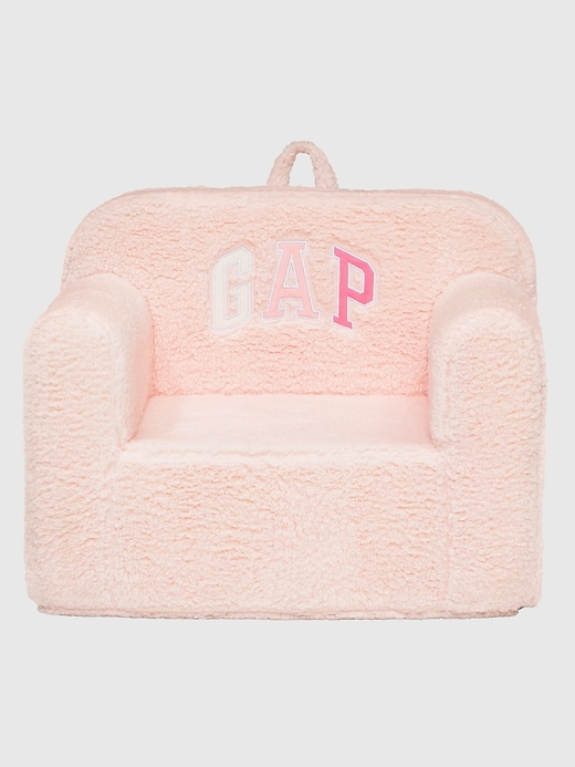 Image number 1 showing, babyGap Sherpa Logo Foam Chair