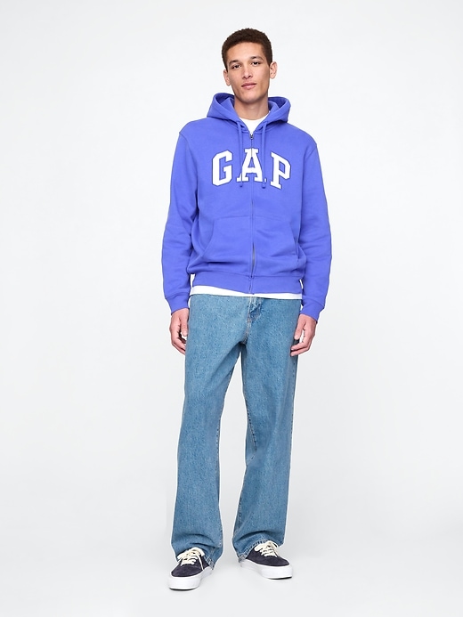 Image number 2 showing, VintageSoft Arch Logo Full-Zip Hoodie